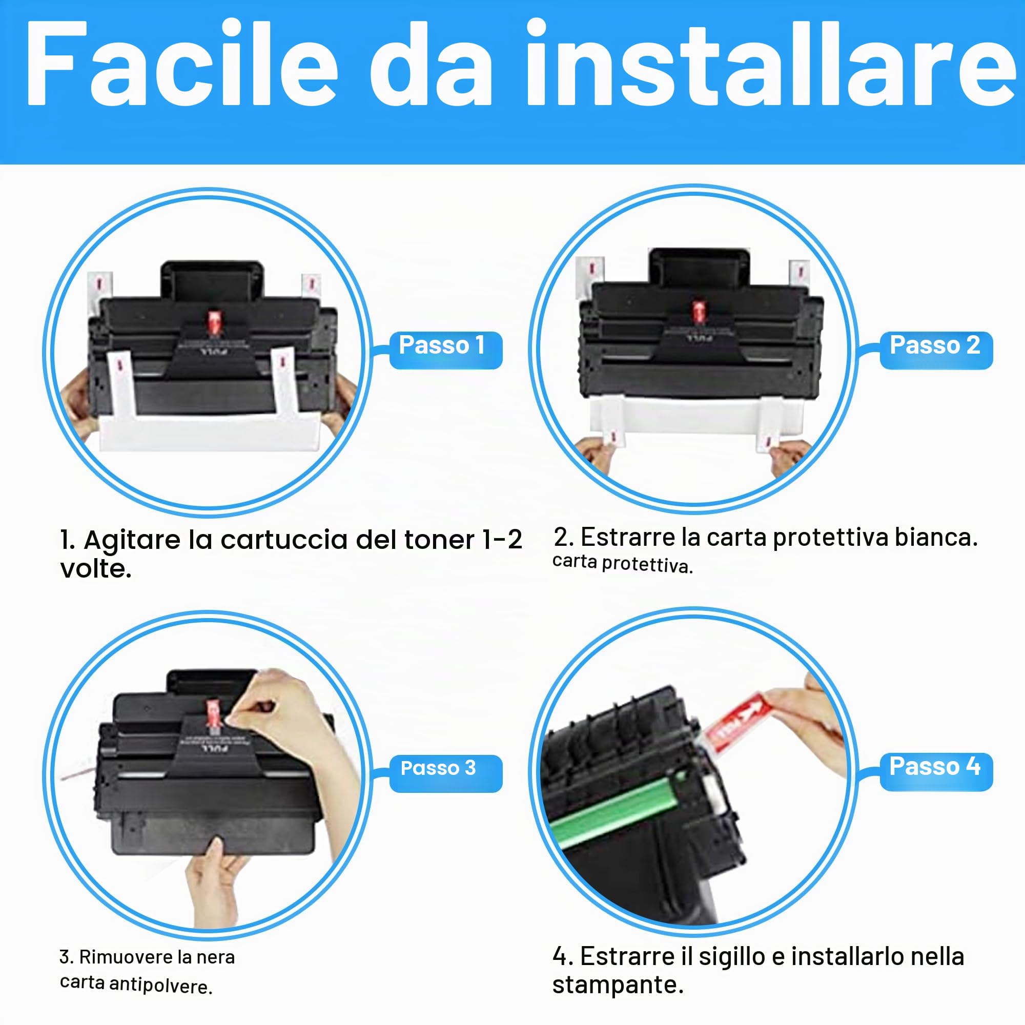 LCL Cartucce di Toner Compatibile MLT-D203E 10000 pagine (1 Nero) Sostituzione per Samsung ProXpress SL-M3820 M3820ND M3820DW M4020ND M3870FD M3870FW M4070FR M4070FX M4072 M4072FD