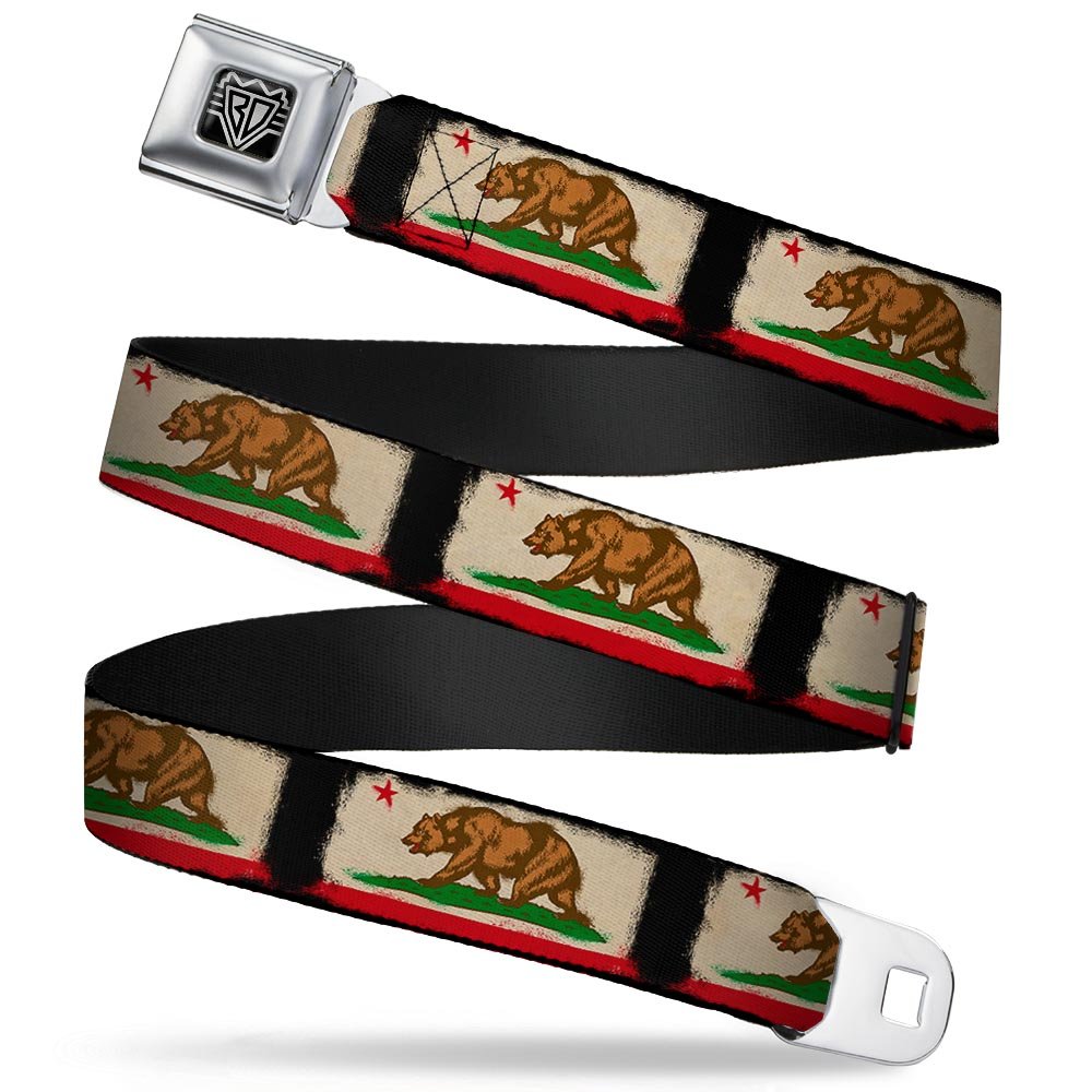 Cinturón de bloques de pintura Buckle-Down infantil multicolor con hebilla original de coche 8