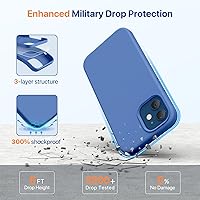 Vista 1484 de Miracase Funda diseñada para iPhone 13 Pro Max con protector de pantalla, [forro de microfibra suave antiarañazos], funda protectora de silicona