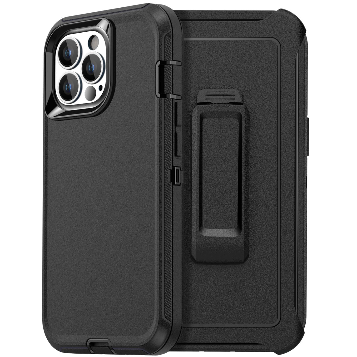 AICase for iPhone 14 Pro Max Case(6.7") with Belt Holster,Heavy Duty Drop Protection Full Body Rugged Shockproof/Dust Proof Military Protective Tough