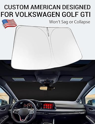 Vista 930 de Proadsy Parasol para parabrisas para BMW X1 F48 2016-2022 de 4 capas plegable, protector de parasol frontal que bloquea los rayos UV y mantiene