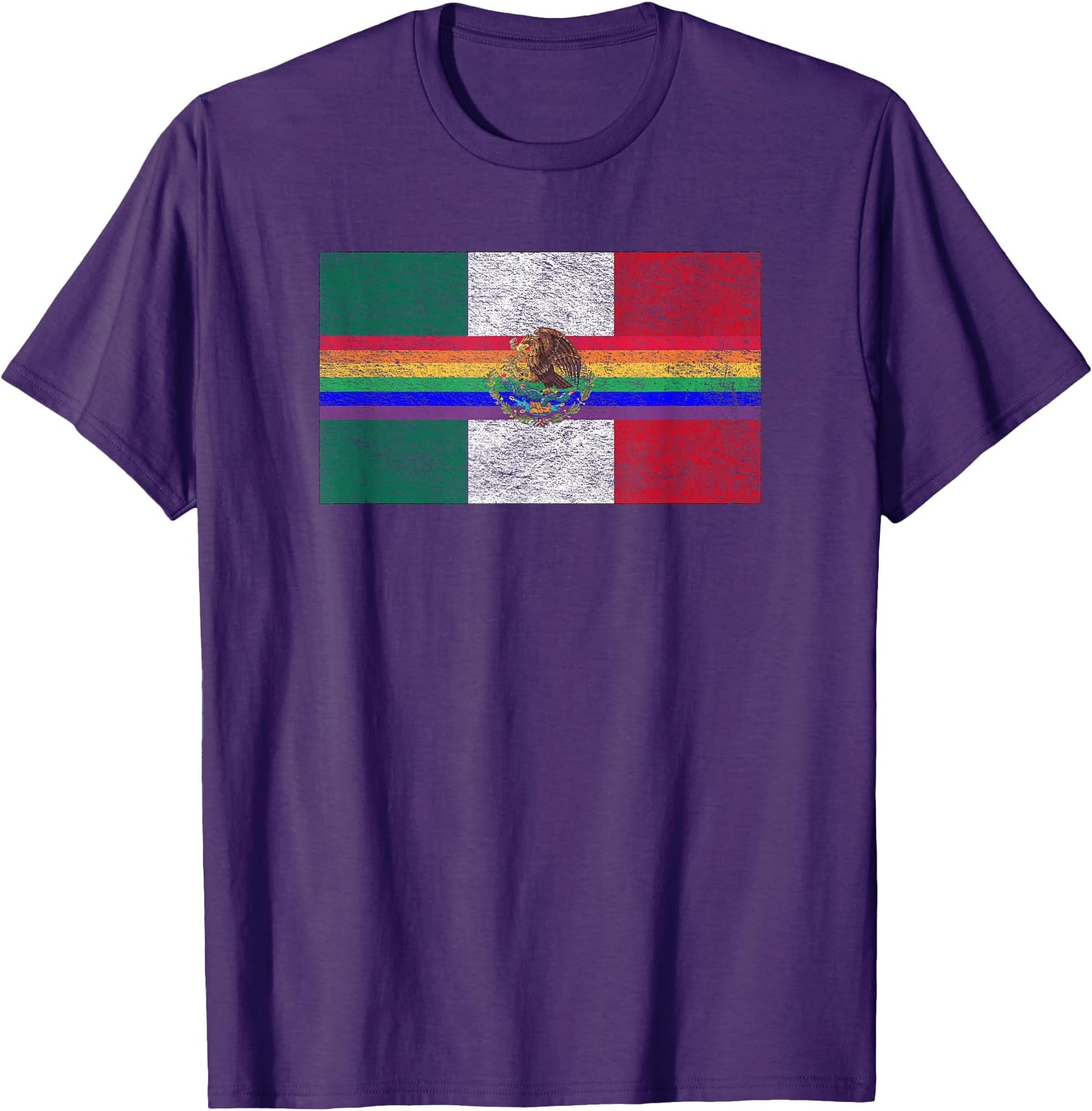 MEXICO LGBTQ GAY PRIDE DAY NATIONAL FLAG MEXICAN PARADE T-Shirt