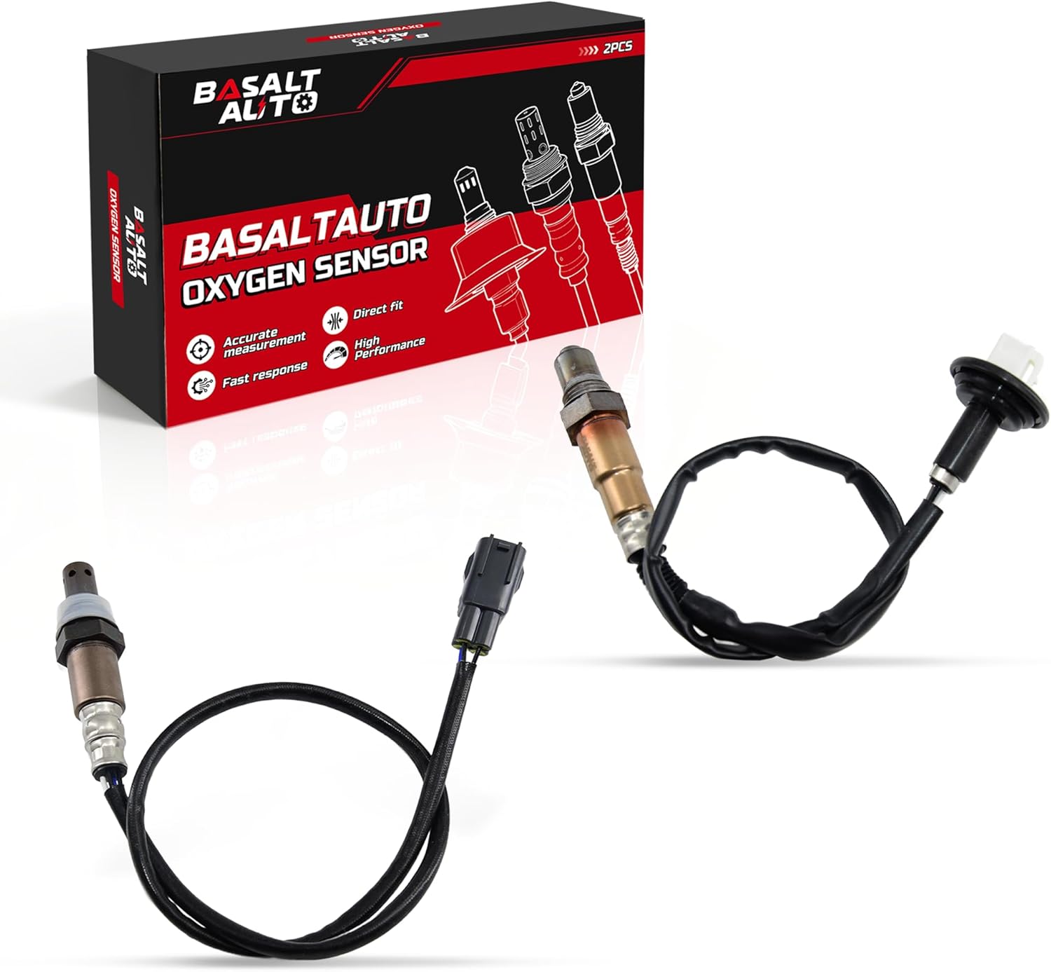 2Pcs Oxygen Sensors Upstream 234-9052 & Downstream 234-4233 Compatible for 2005-2008 Toyota Corolla Matrix Pontiac Vibe [1.8L L4] Only
