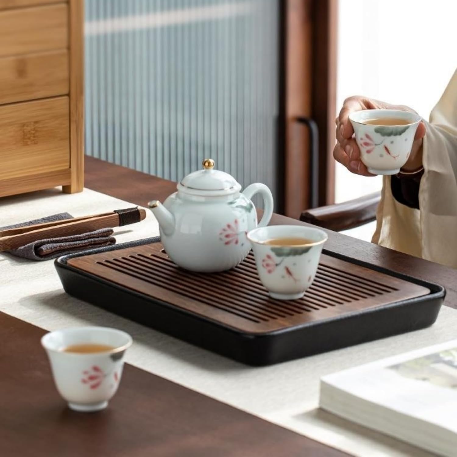 茶器 茶筅 セット 《京焼 清水焼》（池田安恒作 京焼(清水焼) 御