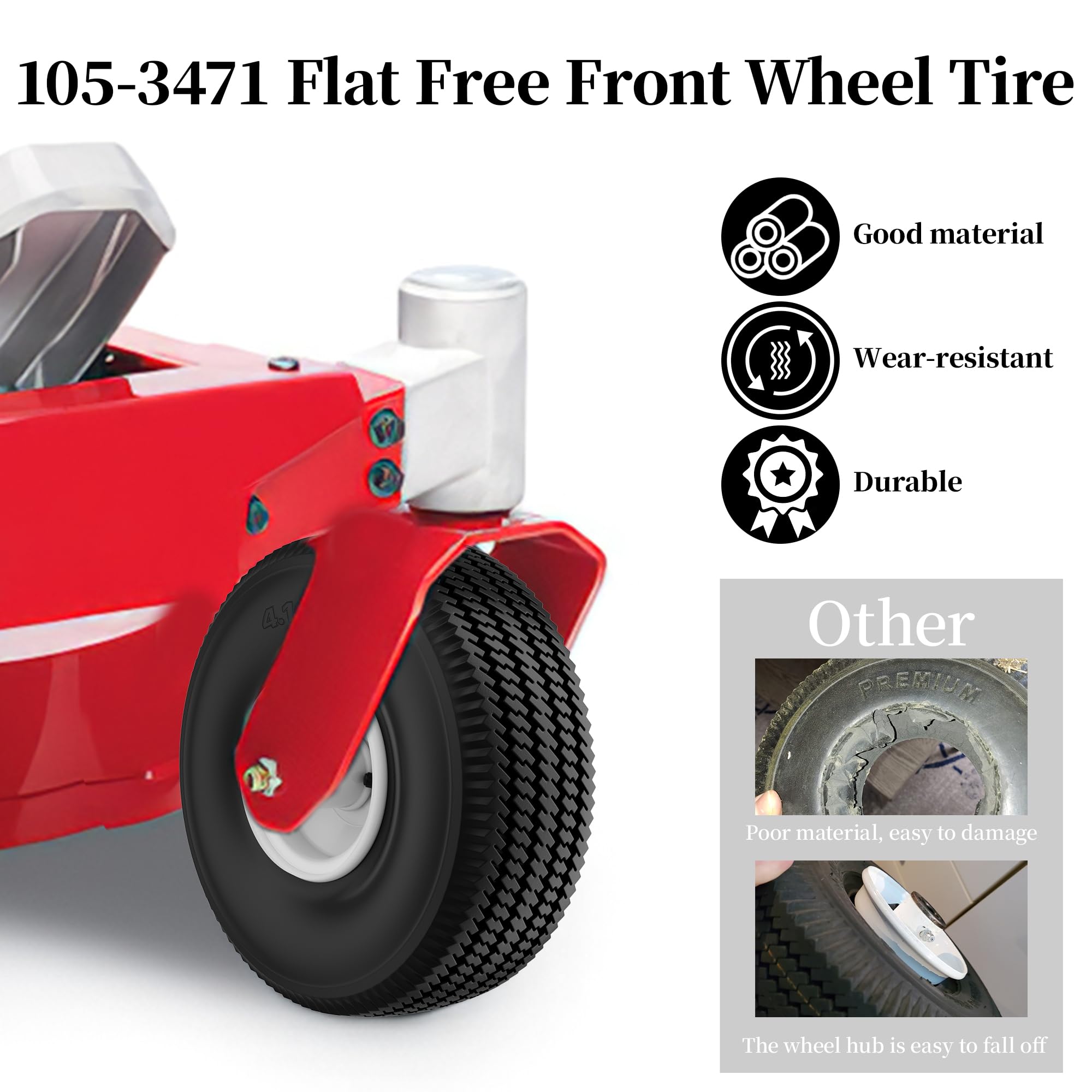 Amazon.com: 105-3471 Front Wheel Compatible with To-ro TimeCutter