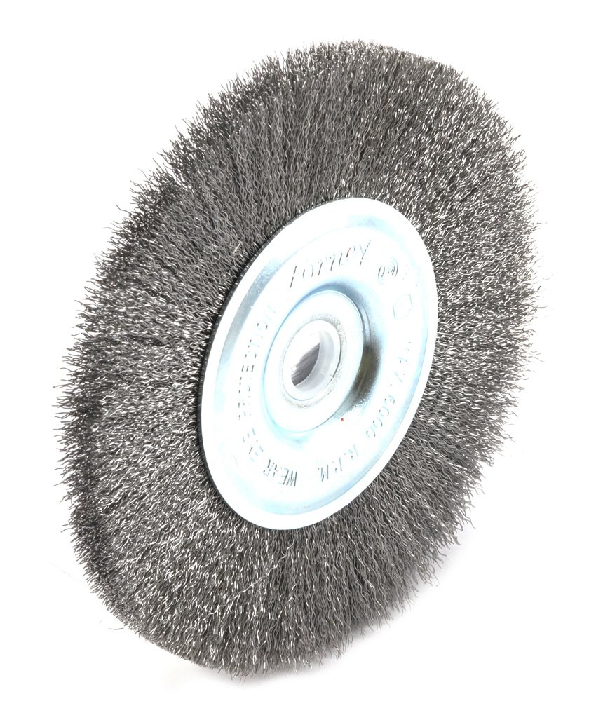 Forney Wire Wheel Brush - 5 Inch, Fine Crimped -3