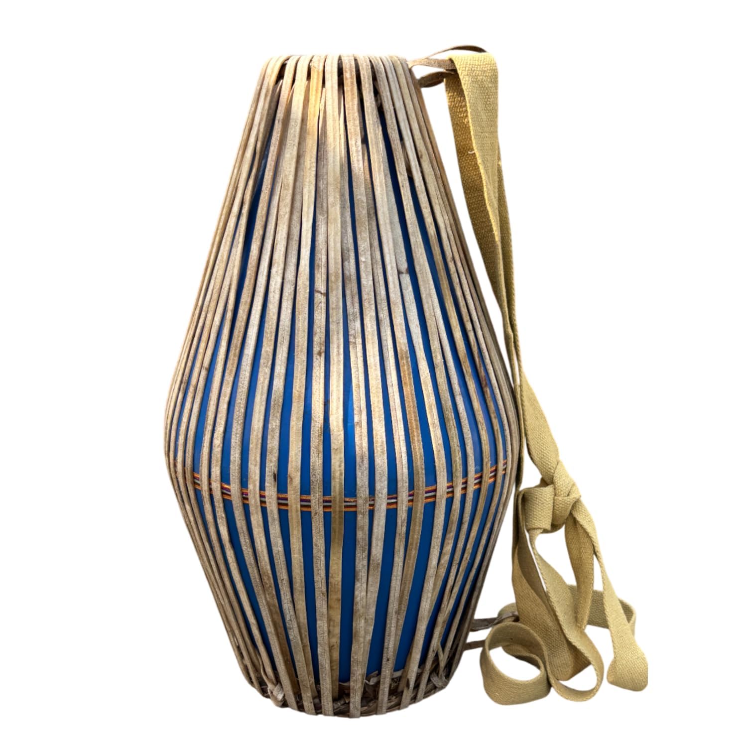 MAYAPURKART.COM Big Size Blue Fiber Mridanga and khol - Pack of 5 (Large Standard size -23inch, Colour- Blue)-image-16
