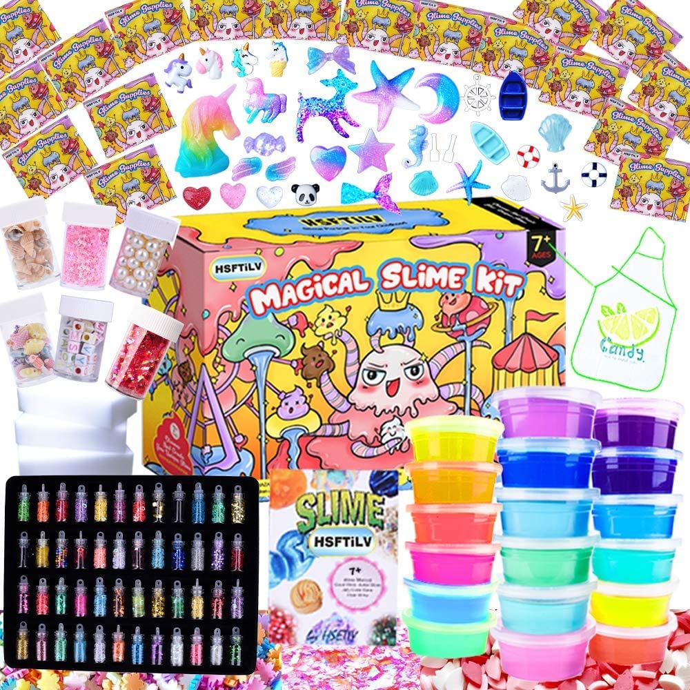 Amazon.co.jp: HSFTILV スライム slime kit フリースライム おもちゃ