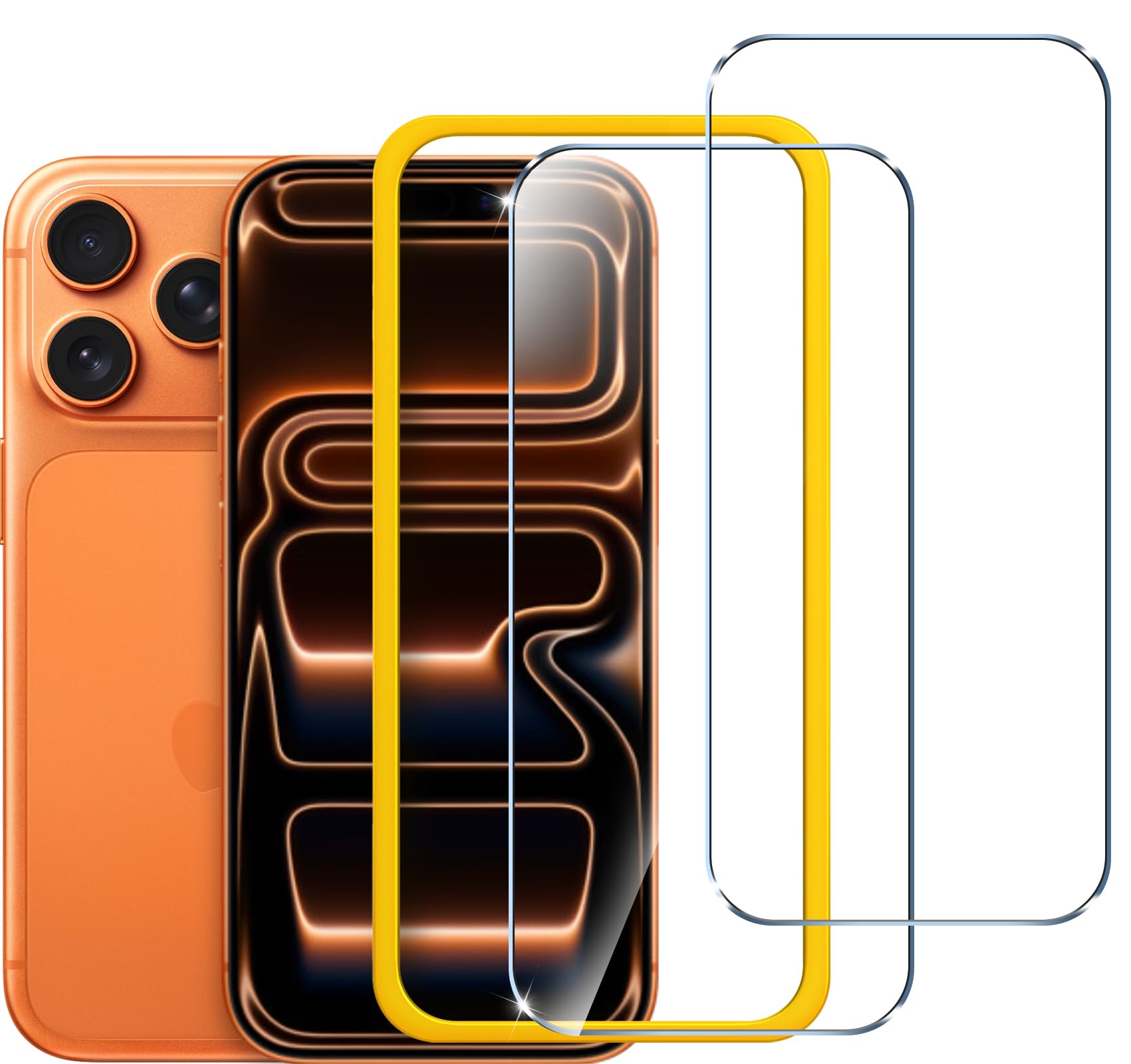 iVoler 2 Pezzi Pellicola Vetro Temperato per iPhone 17 Pro Max 6.9 Pollici, con Strumenti di Installazione, Pellicola Prottetiva Anti Graffio, Durezza 9H, HD Trasparente, Senza Bolle