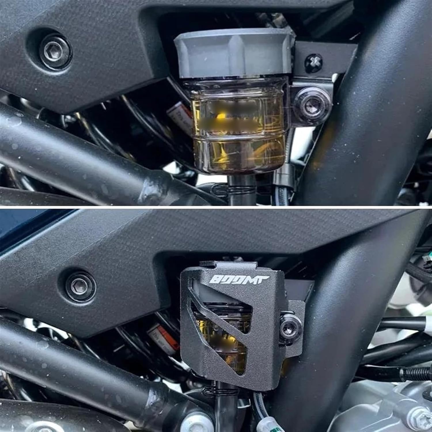 for CF-Moto 800MT 800 MT 2021-2023 MT800 800 Motorcycle CNC Rear Brake Fluid Reservoir Cover Guard Protection Engine (Color : Titanium-800MT6)
