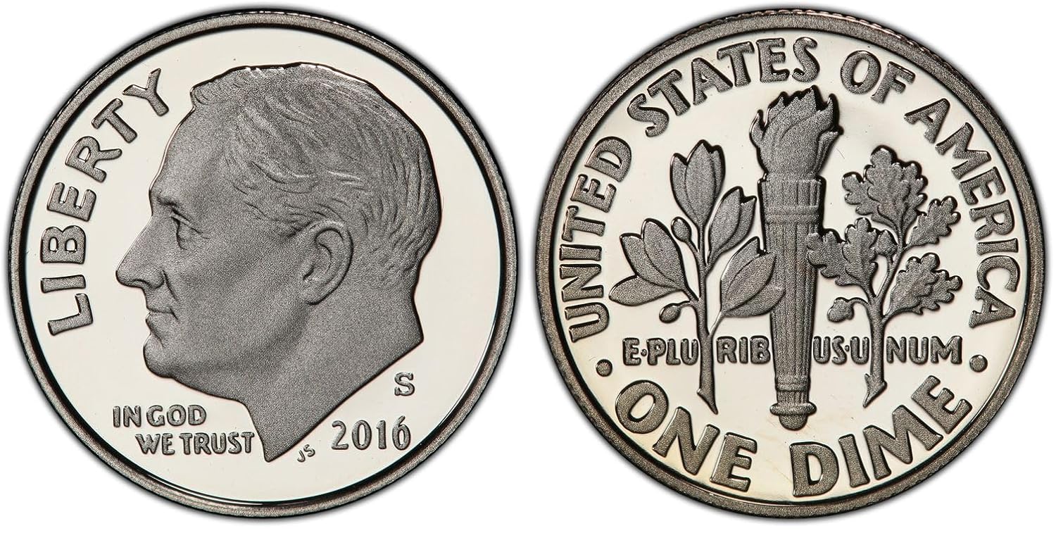 2016 S Roosevelt Clad Dime Proof US Mint
