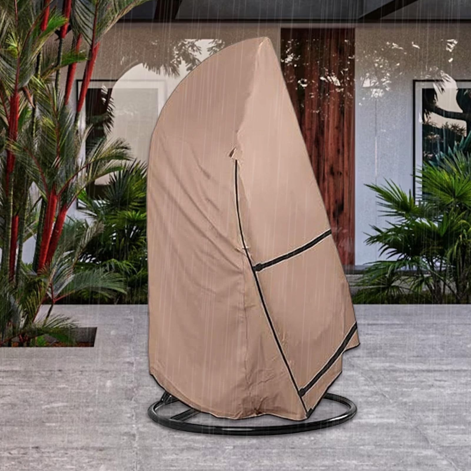 Funda impermeable y a prueba de polvo para silla GG, funda protectora para sillas de patio, uso interior y exterior, para el hogar, jardín, patio, balcón, sala de estar, hotel, zona de piscina