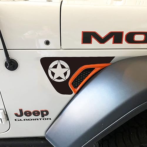 Vista 17 de Calcomanías de vinilo precortadas con bandera estadounidense para Jeep Wrangler JL JLU 2018-2022 2023 2024 2025 y Gladiator JT 2020 2021 2022 2023