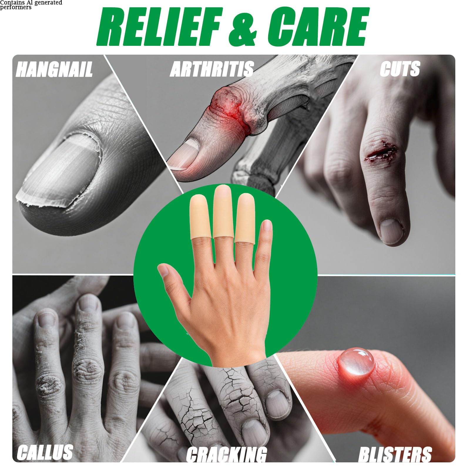Finger Cots for Arthritis & Pain Relief - FREE SHIPPING -8 Finger Cots for Arthritis & Pain Relief - FREE SHIPPING -8