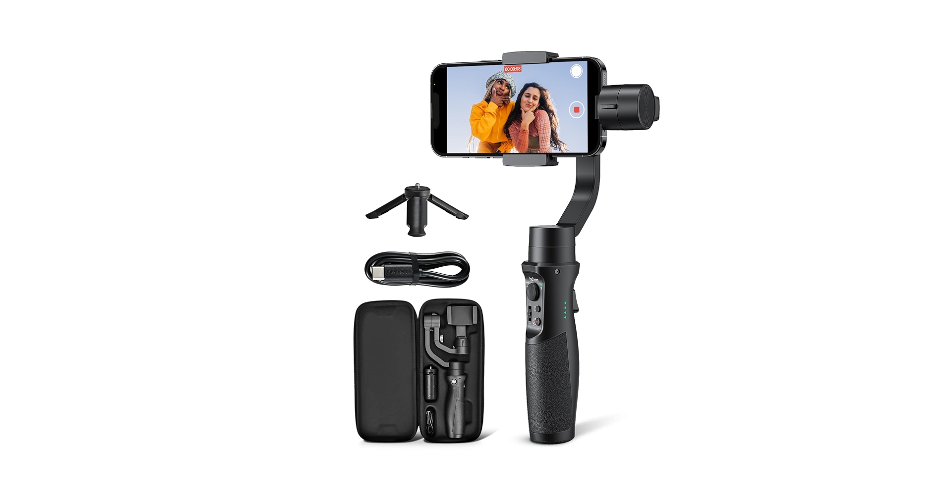 Amazon.com: Hohem iSteady Mobile Plus Gimbal Stabilizer for