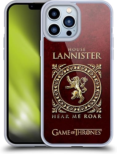 Miniatura 8 de Head Case Designs Funda de gel suave con licencia oficial de HBO Game of Thrones Stark Metallic Sigils compatible con Apple iPhone 13 Pro Max