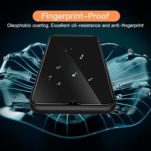 Miniatura 6 de JETech Protector de pantalla para Samsung Galaxy A13  A13 5G A12, película de vidrio templado 9H, antiarañazos, transparente HD, paquete de 3