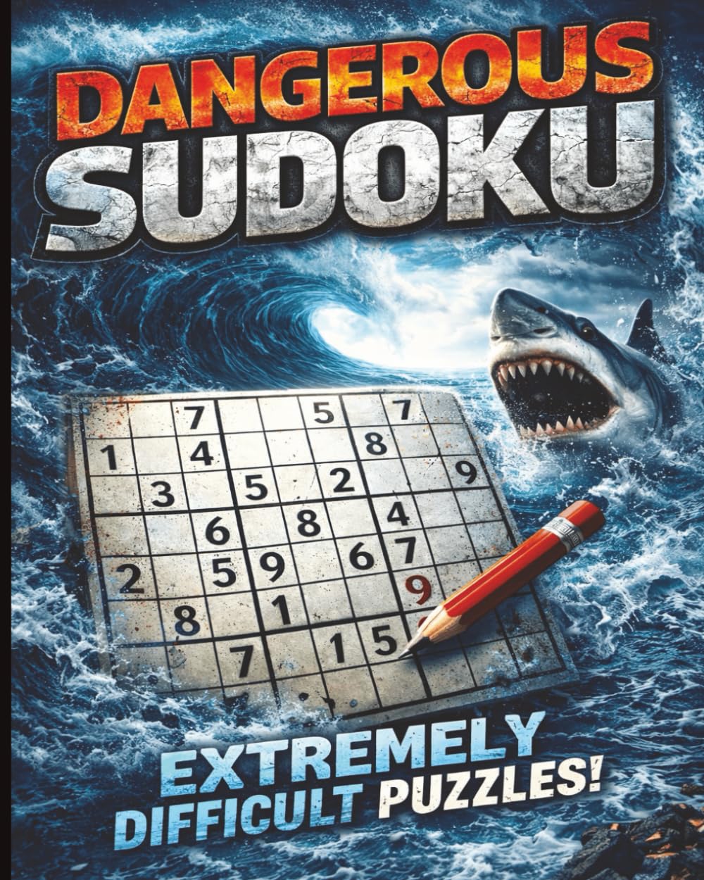 Sudoku: Into the Deep Deadly Ocean-Level Puzzles for Expert Solvers (Elemental Sudoku Collection: Fire. Sea. Earth. Wind. — Extreme Puzzles for Elite Solvers)