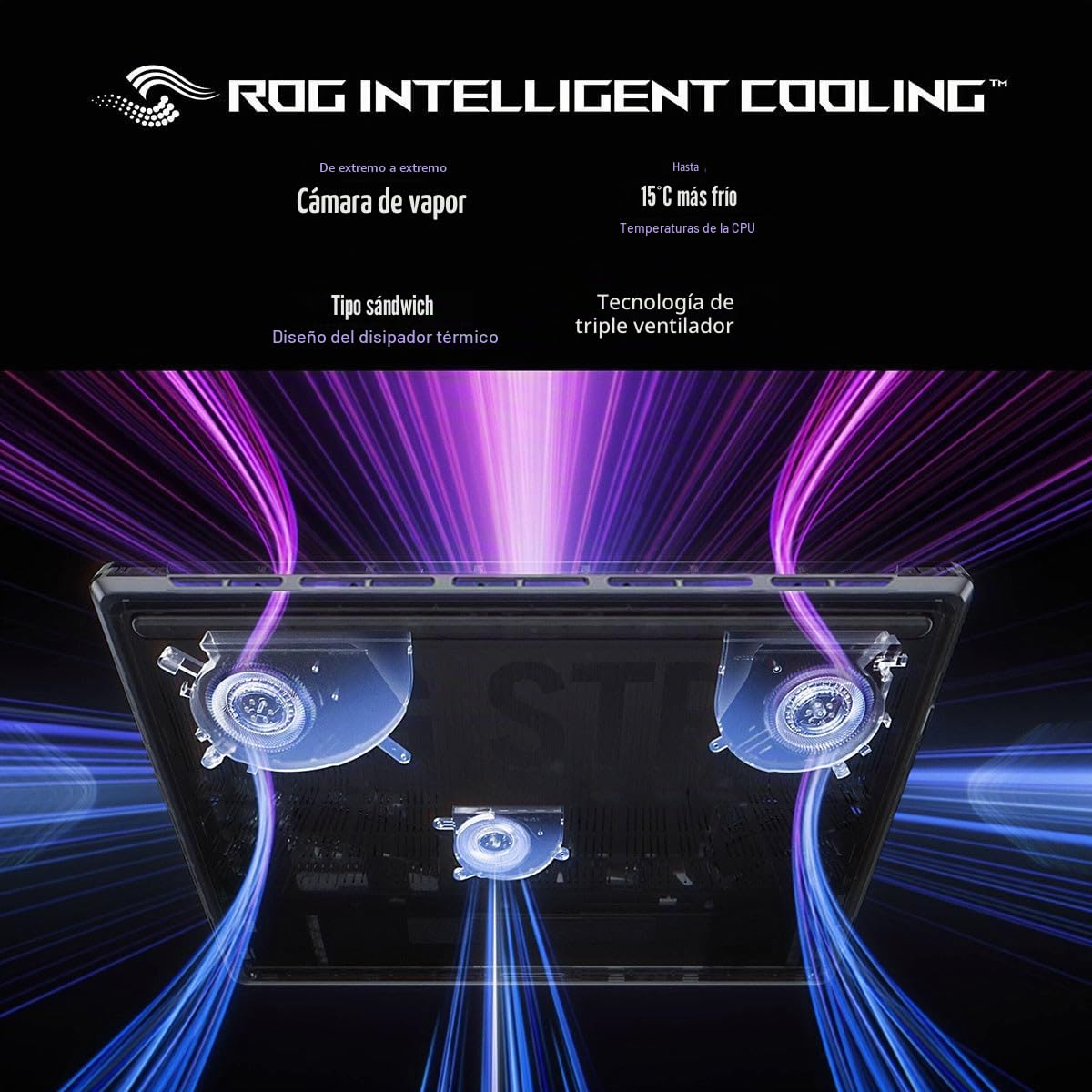 ASUS ROG Strix G16 (2025) Ordenador portátil para juegos, 16" FHD+ 16:10 165Hz/3ms, NVIDIA GeForce RTX 5050, Intel Core i5-13450HX, 16GB DDR5-5600, SSD PCIe Gen 4 de 1 TB, Wi-Fi 7, Windows 11 Home, GV
