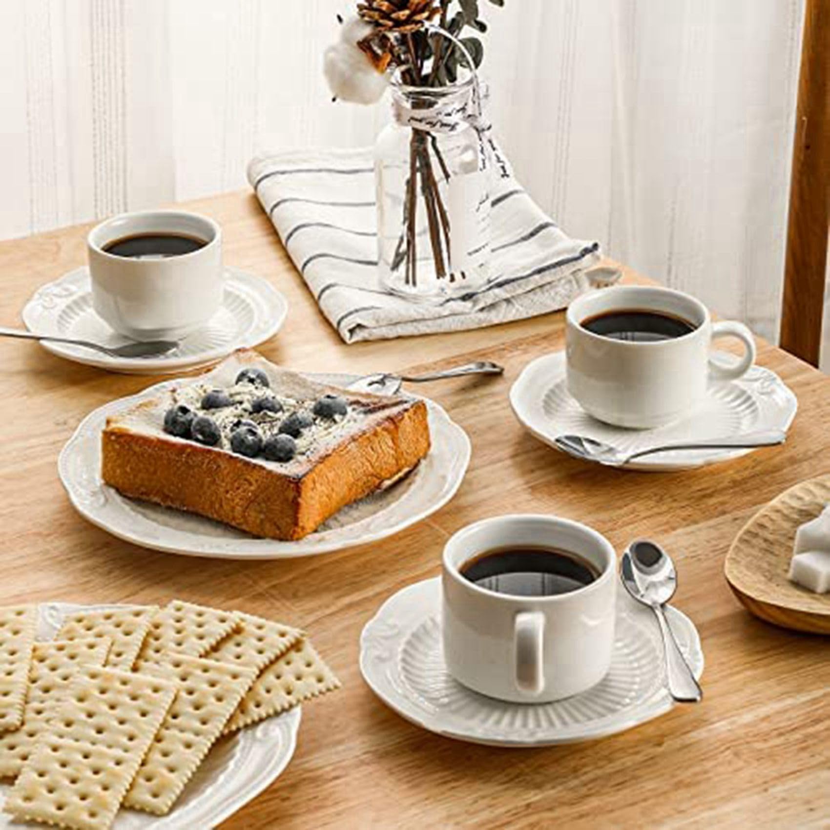 60 Pièces de Cuillère à, Mini Cuillère à Café en Acier Inoxydable de 4,7 Pouces Cuillère à Dessert