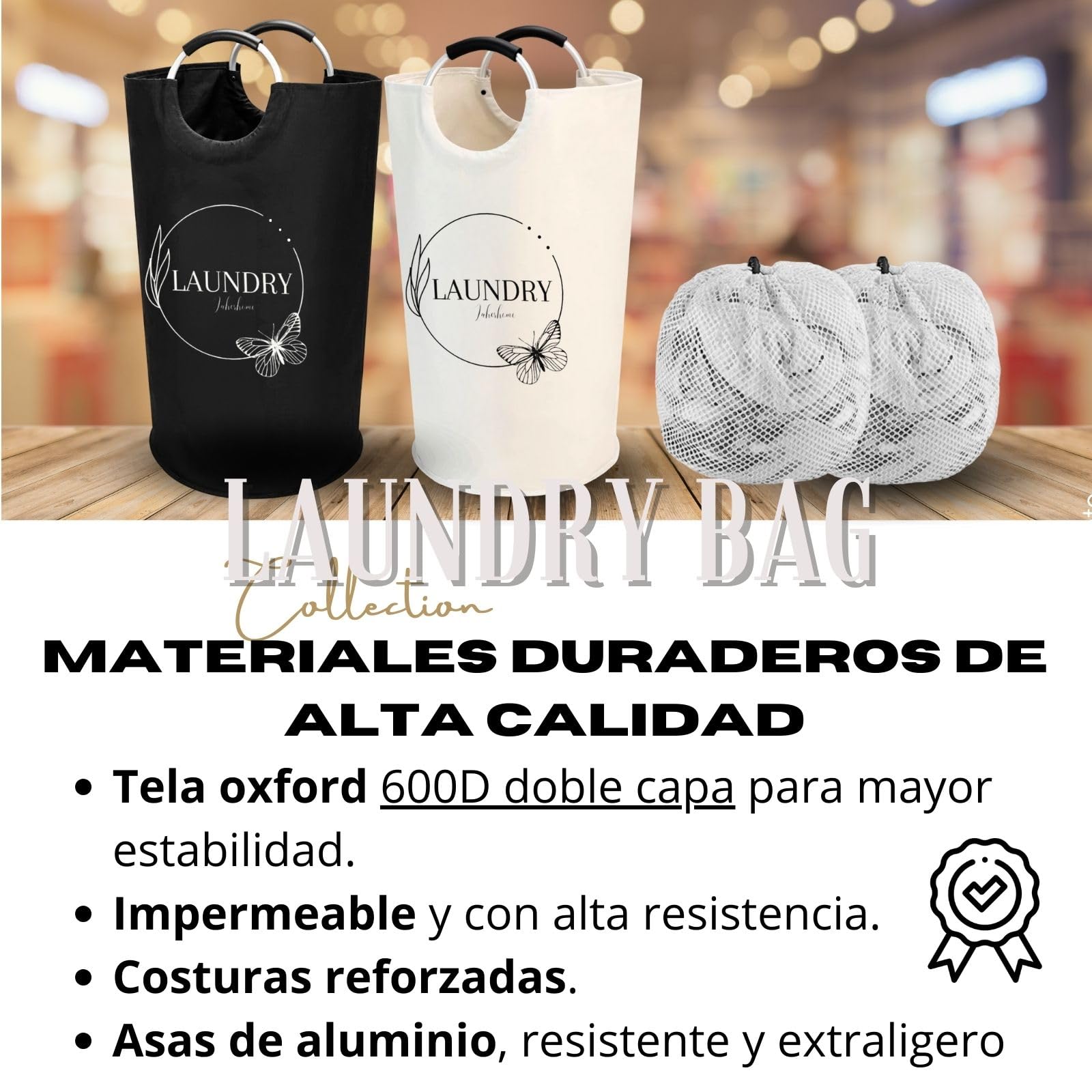 Cesto Per Biancheria Sporca 82L - Pieghevole, Con Maniglie Per Bucato - Foto 12