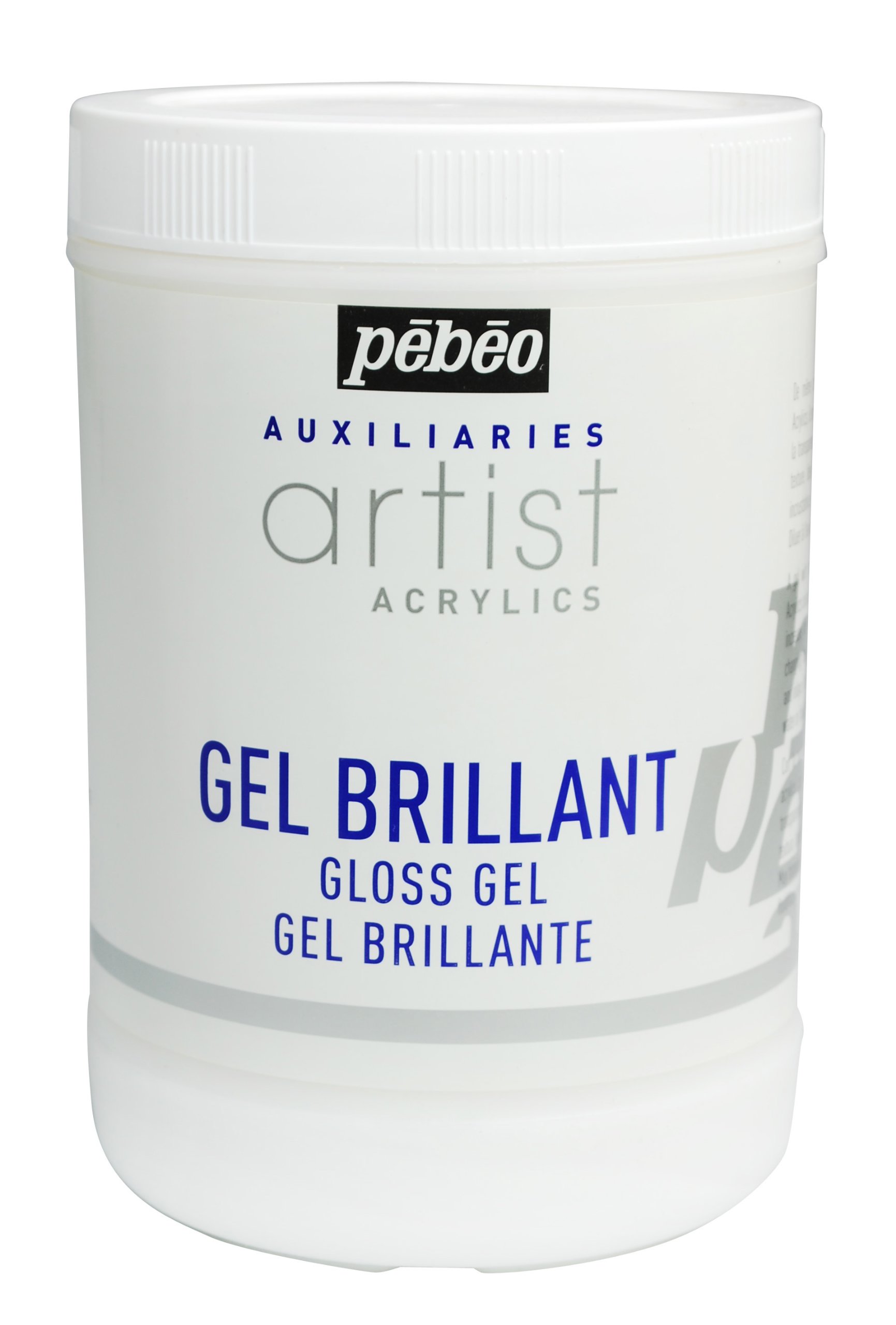Pebeo Artist Acrylics Auxiliaries Gloss Gel, 1-Liter
