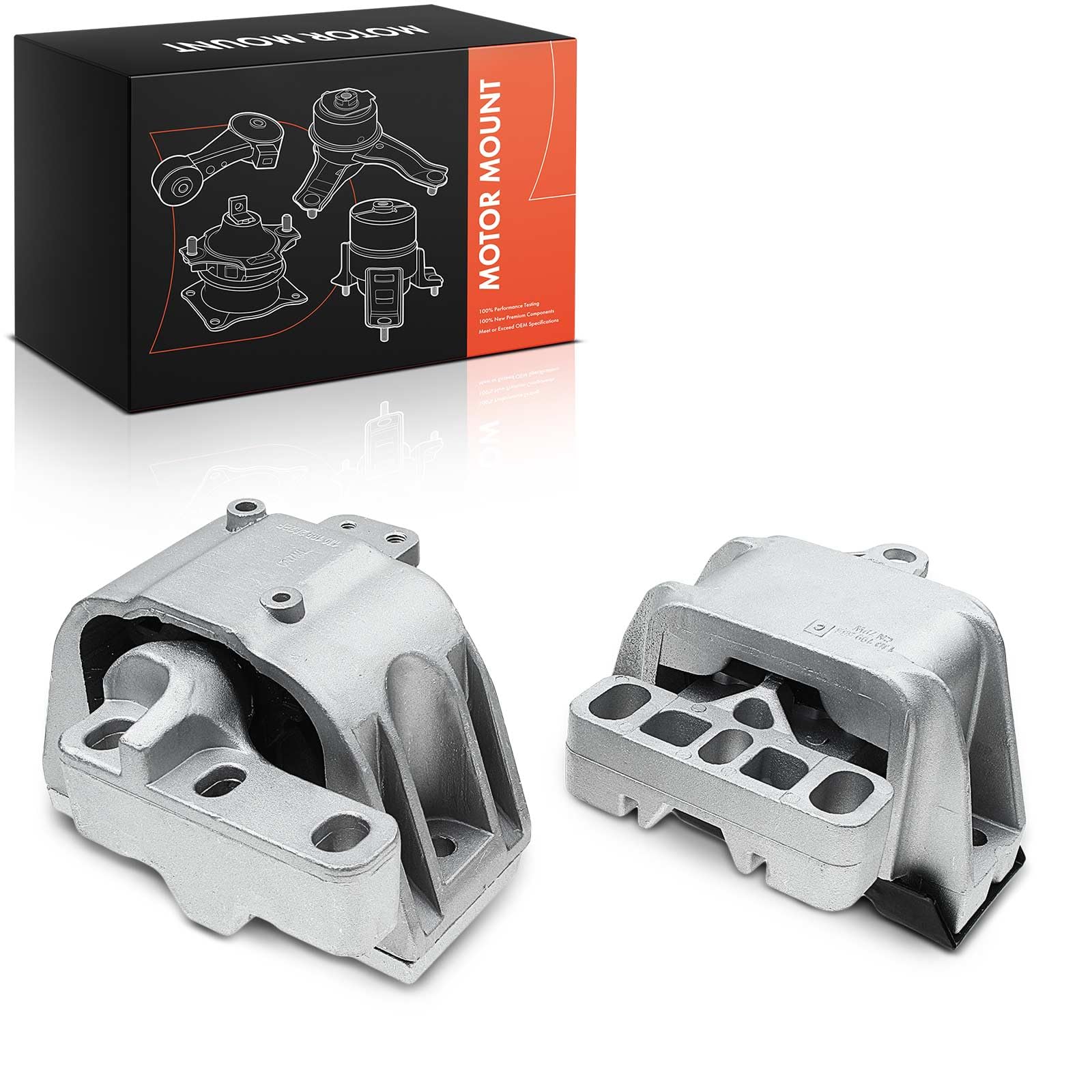 Frankberg 1x Supporto Motore + 1x Supporto del cambio manuale Compatibile con A3 8L1 1.8L Golf IV 1J1 1.9L Golf IV Variante 1J5 2.0L O.c.t.a.v.i.a I Combi 1U5 2.0L New Beetle Cabriolet 1Y7 2.0L 9101