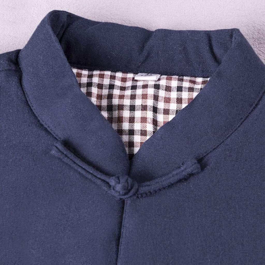 Winter Thick Tang Suit Jackets Cotton Padded Coats Men Warm Tai Chi Uniform Chinese Kung Fu Clothing Shirt