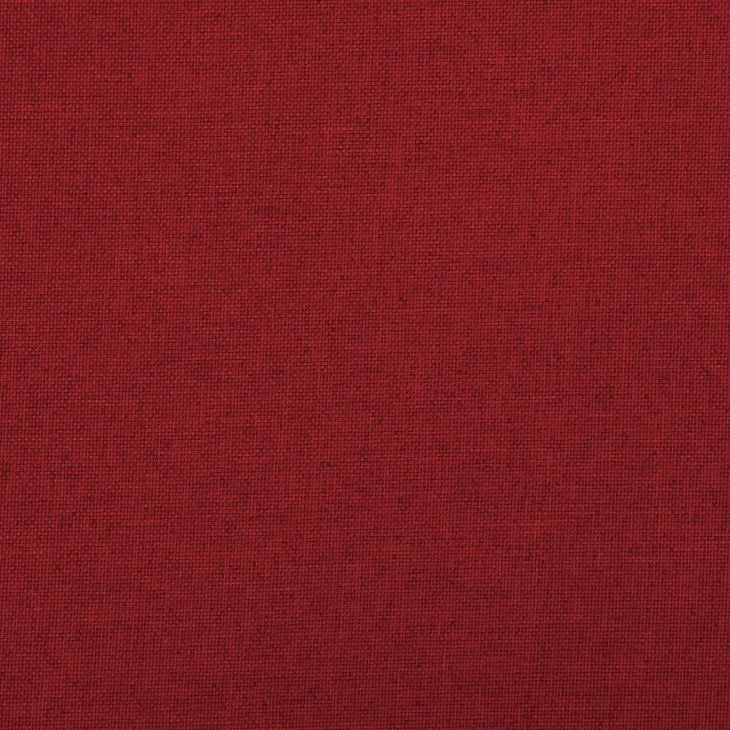 Składana ławka do przechowywania Wino Czerwone 76 x 38 x 38 cm MDF Faux Len
