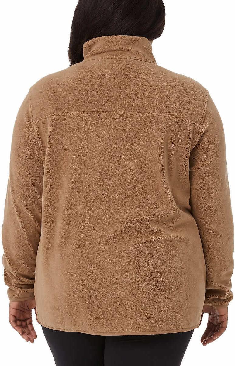 32 Degrees Heat Womens Midweight Snap Arctic Fleece Pullover - Image 8