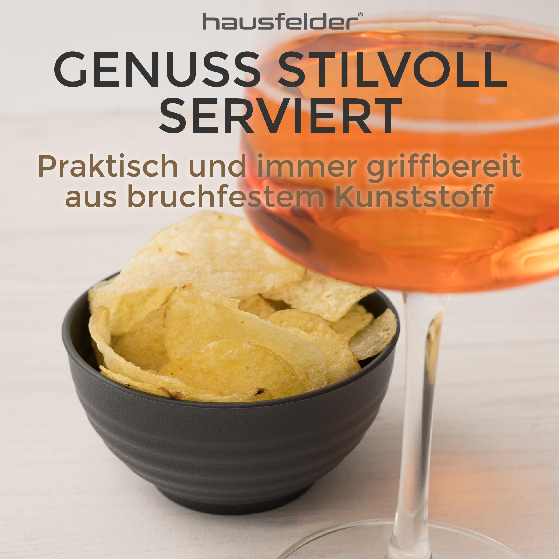 Hausfelder Raclette Schälchen Set 12, 12 Stück, Schwarz | 12 Stück, spülmaschinenfest, Raclette, Schälchen, Kleine, Dipschalen, Schwarz, Zubehör, Snackschalen, Tapas