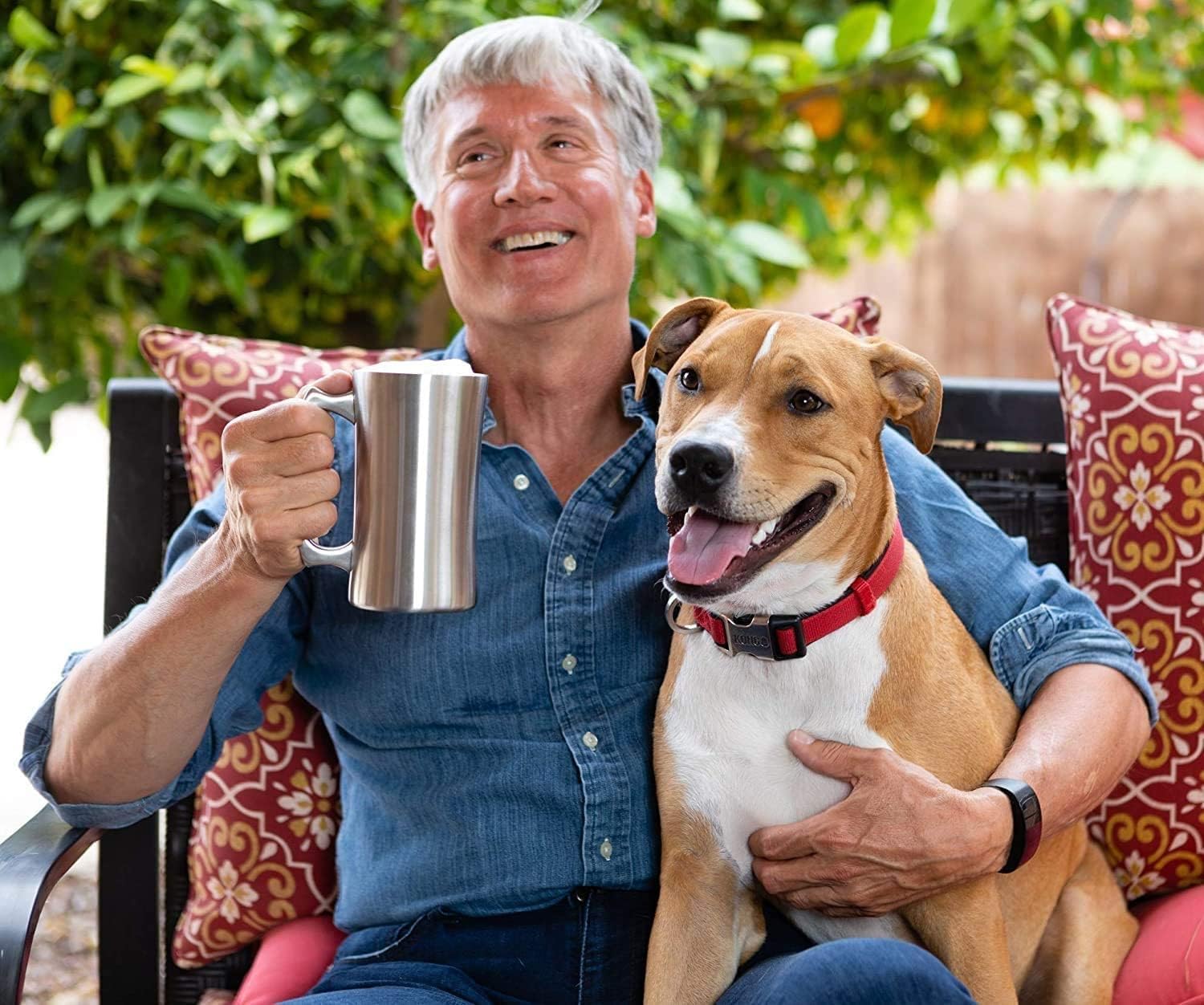 Real Deal Steel Stainless Steel Insulated Beer Mug Vacuum Beer Stein with Welded Handle - 20oz Total Capacity - Large Metal Tankard for IPA, Coffee - Double Walled Mug - Image 2