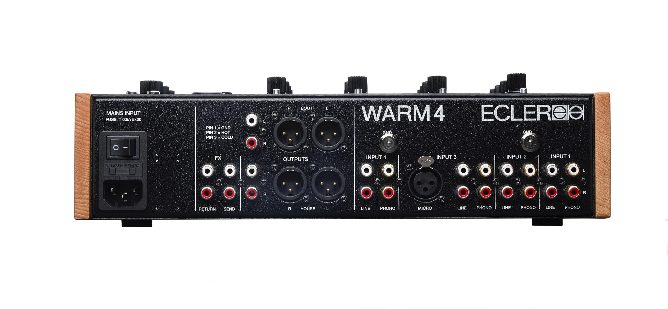 Ecler Warm4 - Frullatore Rotary DJ a 4 canali