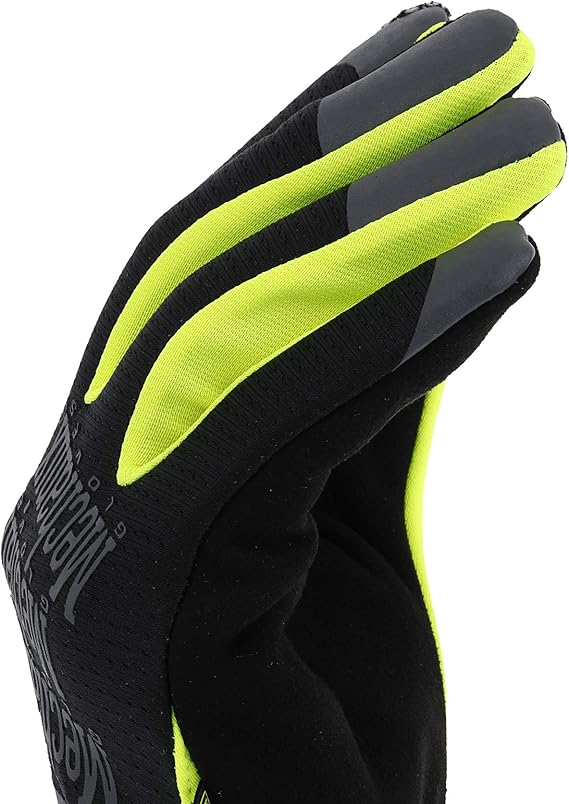 Mechanix Wear FastFit E5 Work Gloves Small Black/Fluorescent Yellow