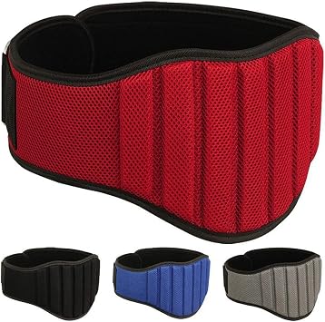 MRX Weight Lifting Belts for Men Fitness Training Gym Back Support Powerlifting Belt 8" Wide Workout Belts for Deadlift, Squat, Weightlifting, Strength Training