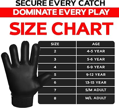 Football Goalkeeper Gloves for Boys Kids Youth,Soccer Goalie Gloves with Strong Grip for The Toughest Saves,Wrist Support 4MM Latex Palm