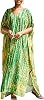 Chunoy Women Loose Lightweight Kaftan Boho Caftan Sleeve Tie Dye Striped Long Beach Cover Up Dress