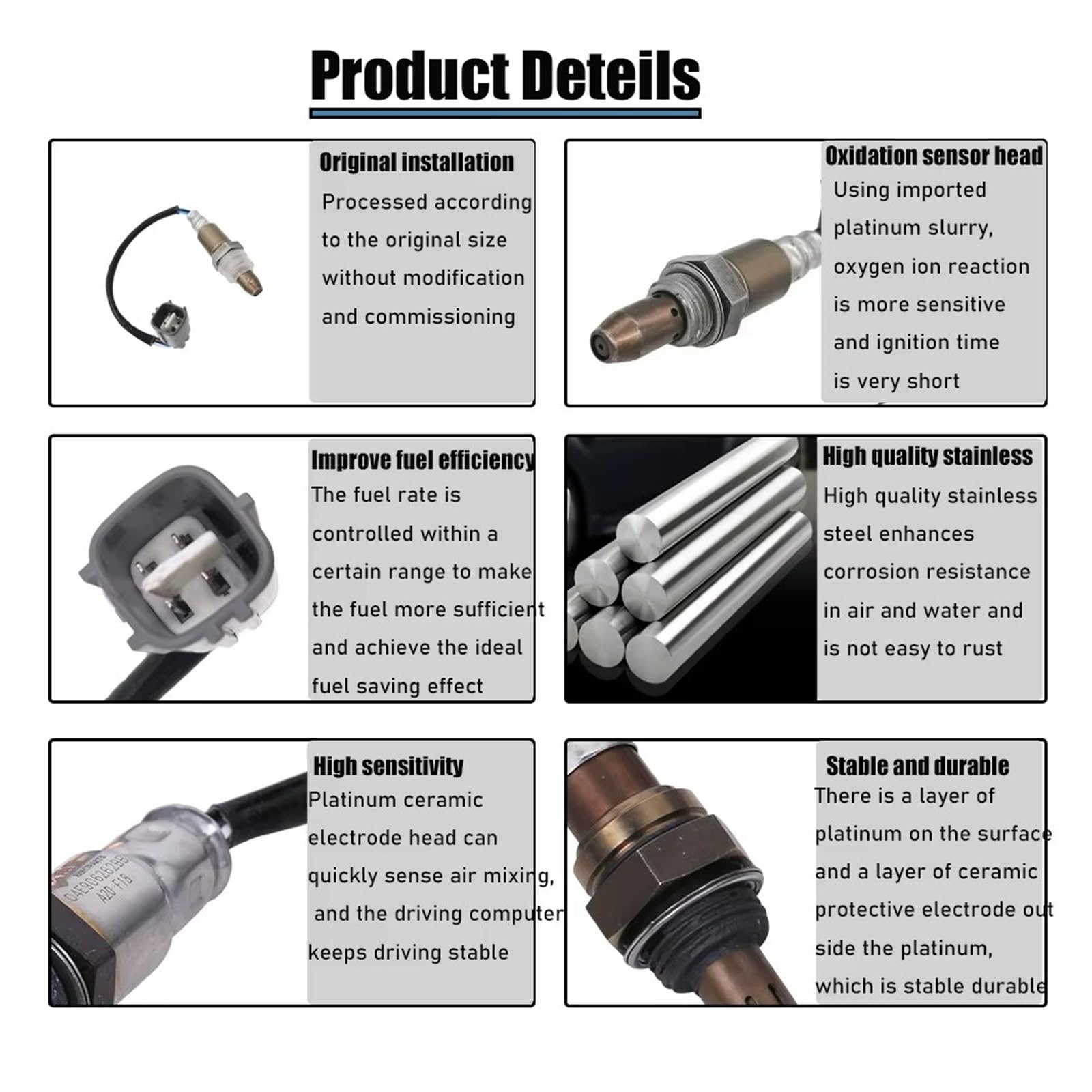 Sensor De Oxígeno O2 Para Lexus ES350 RX350 RX450h 2008-2011 Sensor De Oxígeno O2 Aguas Arriba 89467-42120