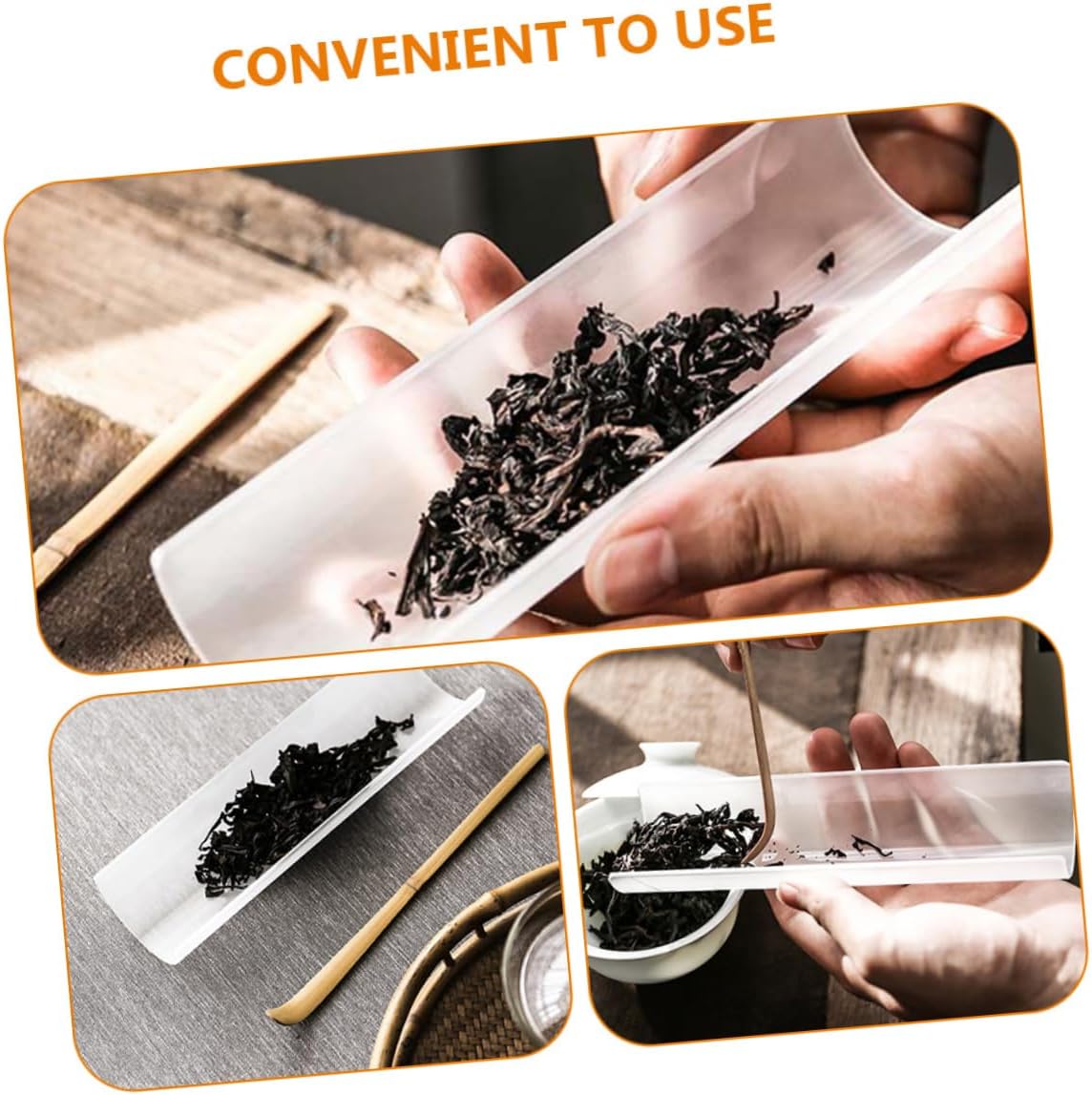 STOBAZA 3sets Tea Spoon Multi-functional Tea Leaf Distributor Restaurant Use Housewarming