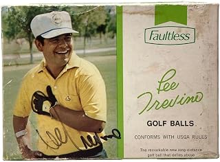 Lee Trevino Signed Faultless Golf Balls Box BAS - Autographed Golf Balls