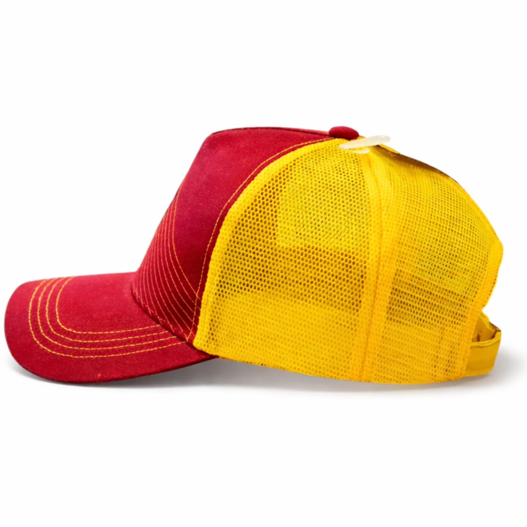 AS Roma Cappello Ufficiale in Cotone con Logo Modello Baseball con Visiera Curva e Regolabile – Prodotto con Licenza