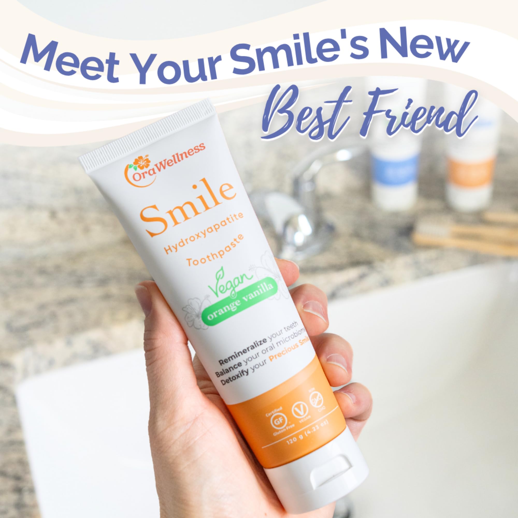 Amazon.com : Orawellness Smile Paleo Vanilla Orange Toothpaste