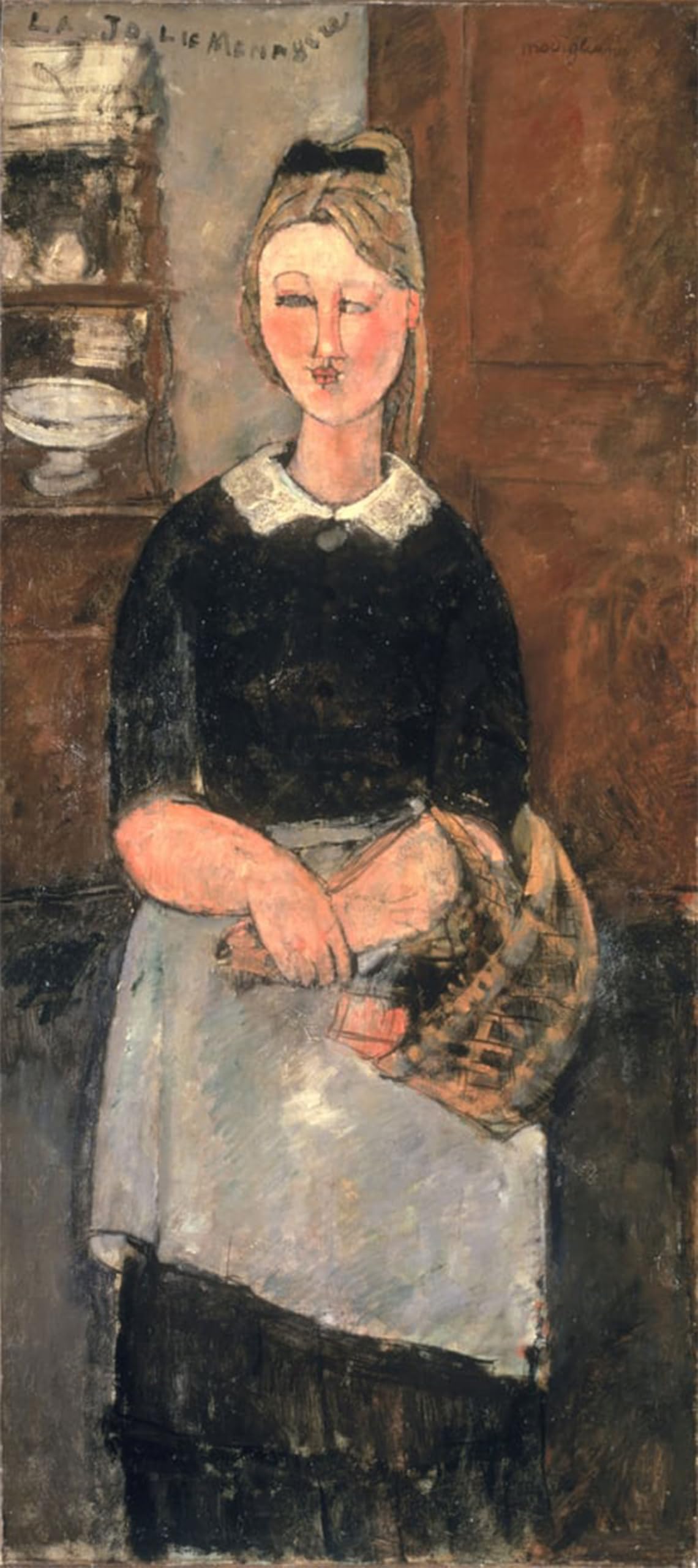SERENDIPITP Vintage Wall Art Canvas Nordic Poster Canvas Print Picture the Pretty Housewife by Amedeo Modigliani Wall Art Poster for Home Decor 60x90cm