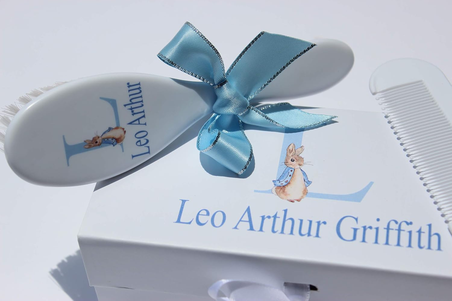 Personalized Baby Gifts, Personalized Baby Brush and Comb Set, New Baby Gift, 0-3 Years, Personalized Keepsake Box