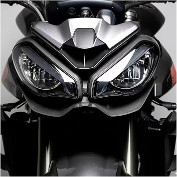 Motorcycle Front Spoiler For Triumph For Street For Triple 765 RS 1200 Front Spoiler Lower Lip GP WING DOWNFORCE NAKED FRONTAL SPOILERS Fairing Winglet