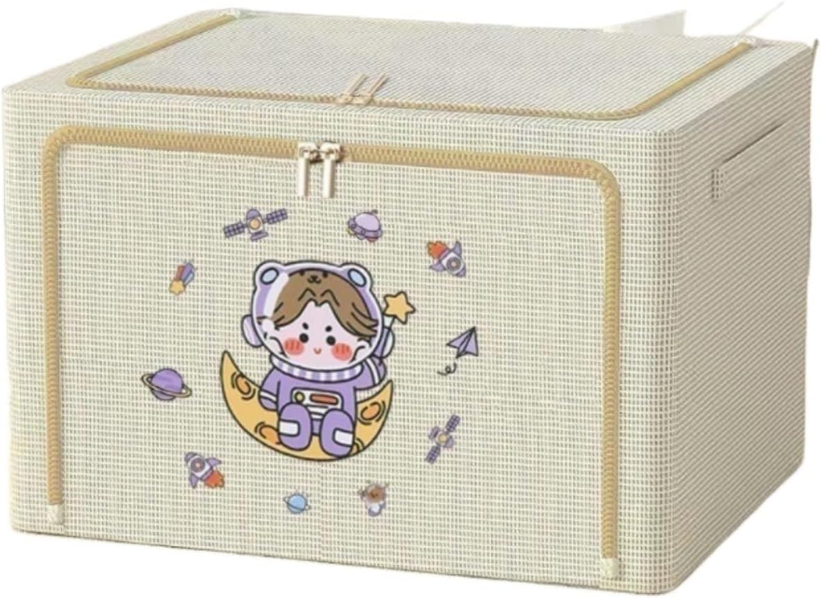 Clothing Storage Bags Clothes Storage Bags Foldable Clothes Storage Bags with Handle Under Bed Containers Storage Boxes for Bedroom Clothes Organizer (Color : D, Size : 24L)