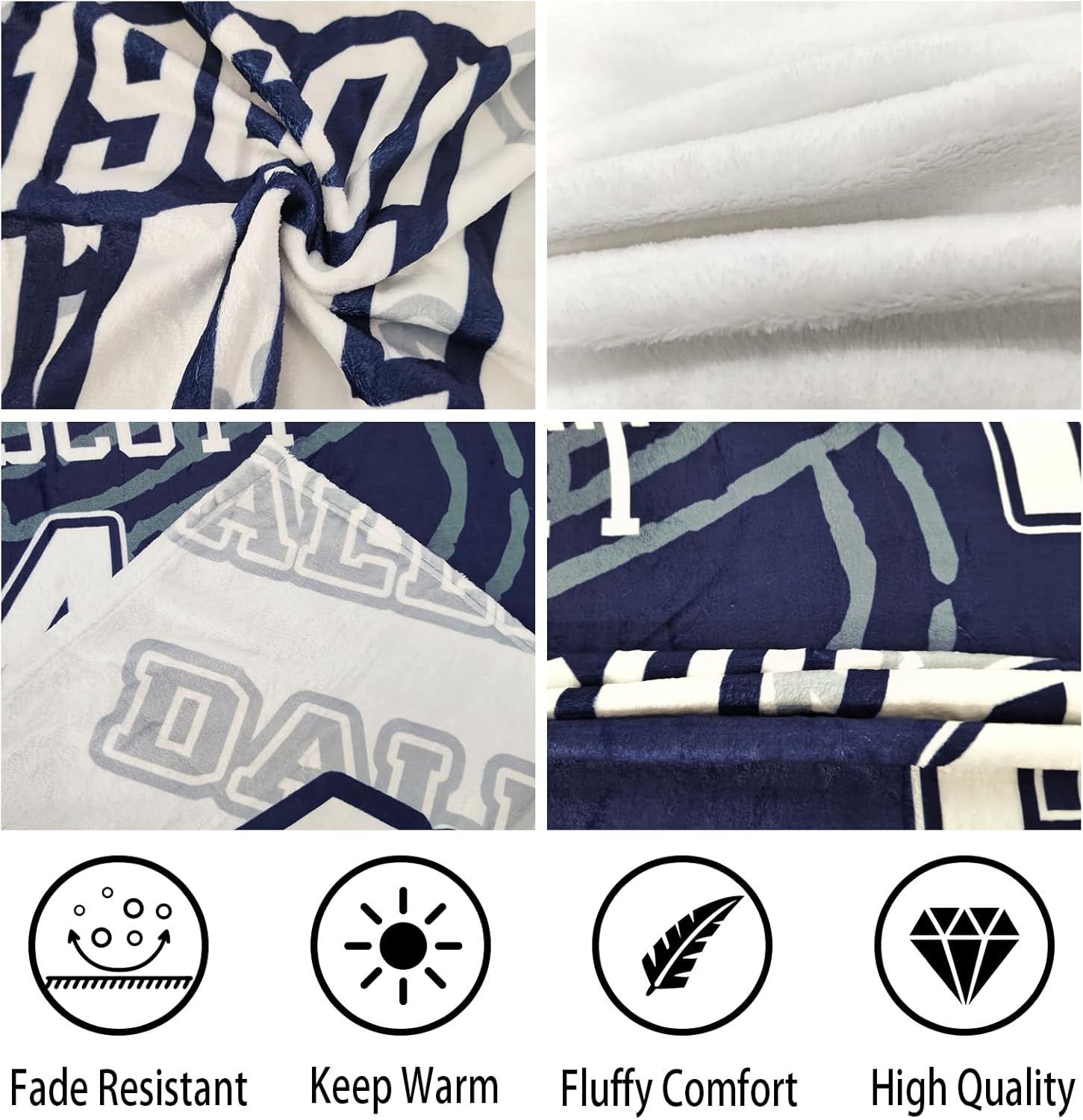 Football Gifts Blanket, Football Fans Gifts for Men Women City Football Blanket Flannel Throw Blanket for Team Lover Player for Christmas Birthday Thanksgiving 80"x60"