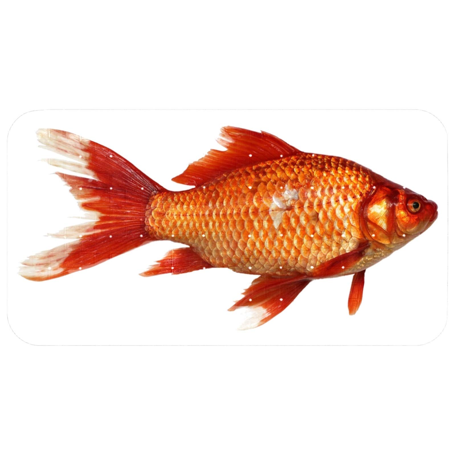 Tapis de bain antidérapant bébé poissons rouges pour des moments complices