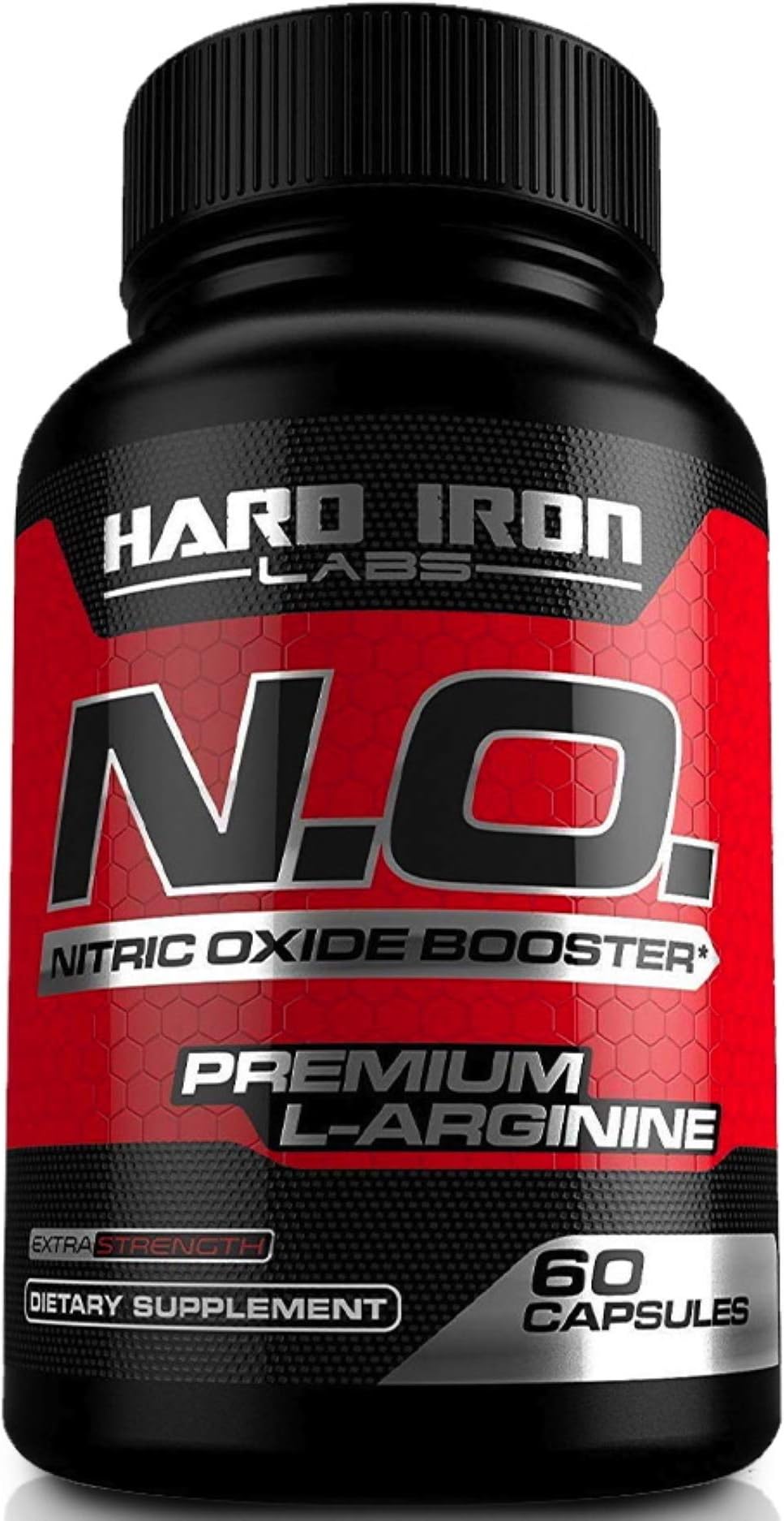 Nitric Oxide Supplement L Arginine Extra Strength - Premium N.O. Pump Pre Workout Booster Pills with Citrulline, AAKG, Beta Alanine, Muscle Strength & Energy to Train Harder - 60 Veggie Capsules