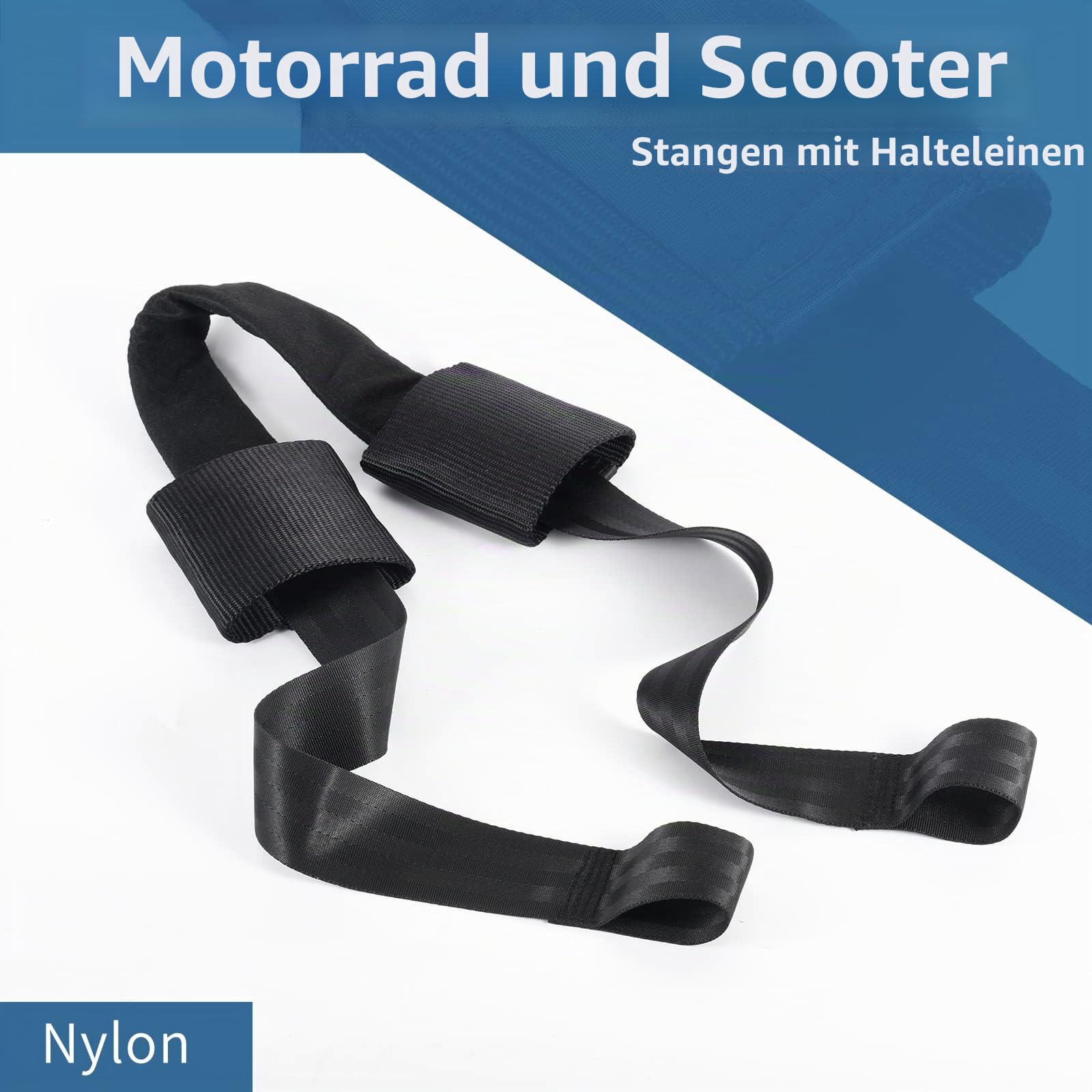 Lenkergurt, Motorrad-Spanngurte, weiche Schlaufen-Spanngurte, sicher für Motorrad-Lenker, Anhänger, Dirt Bike, Roller